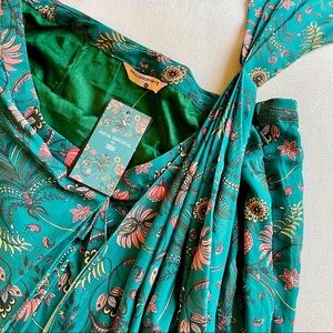NWT pre-stitched and pre-pleated ready made saree and blouse